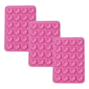 3 Suporte De Silicone Adesiva Com Ventosa Para Celular Kit
