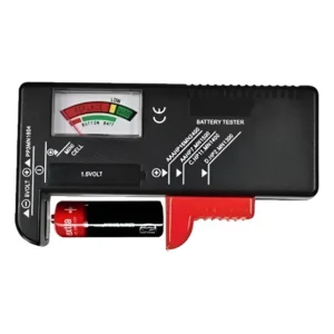 Testador De Pilhas E Baterias Testa Aa Aaa 9v C D Mod. Bt-2 Preto