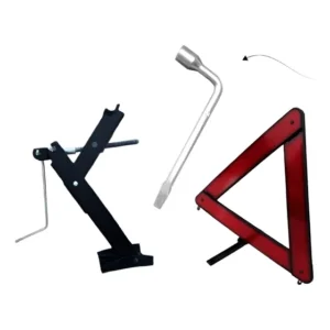 Kit Macaco Carro Fiat Chave De Roda 19mm Triangulo Segurança