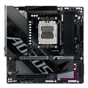 Placa Mãe Gigabyte B840m Aorus Elite Wifi6e Amd Am5, Matx Preto