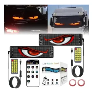 Olhos De Led Para Pára-brisas De Carros, 7 X 17,3 Cm, 2 Unid