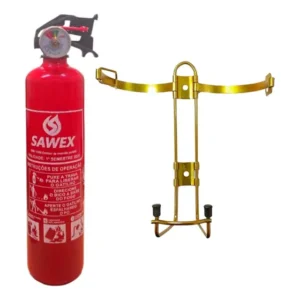 Extintor E Suporte Veicular 1 Kg Abc Fino Universal 5 Anos