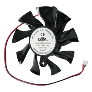 Ventoinha Cooler 75mm Dex DX-8015 Para Placa De Vídeo Nvidia AMD Intel