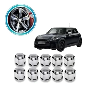 Acessórios Carro Capas Porca De Roda 24 Peças Cromadas Lisa