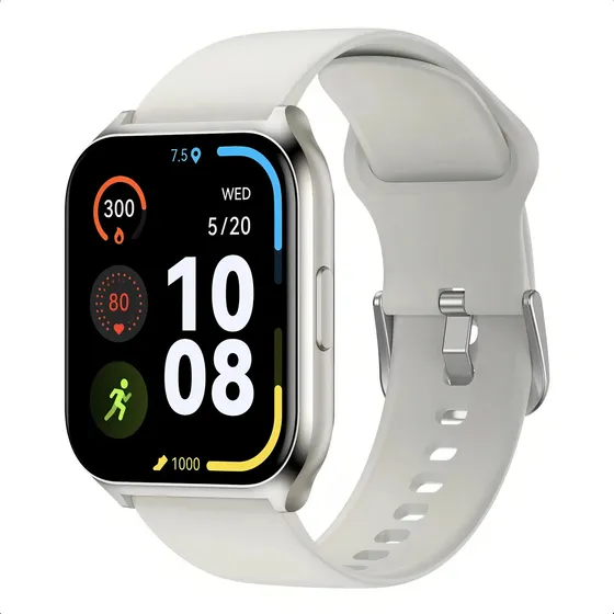 Relógio Inteligente Haylou Watch 2 Pro (ls02 Pro) Caixa Prateado