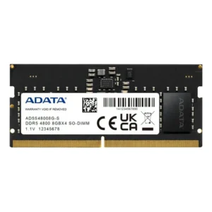 Memória RAM portátil Ddr5 Adata 4800 MT/s de 8 GB, 1 módulo