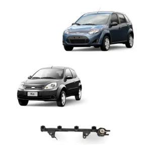 Flauta Do Bico Injetor Ford Ka Fiesta 2010/12 2n1u9d280da