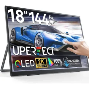Monitor Pc Gamer Portátil Uperfect 18 2k 144hz Touchscreen Preto 127/220v