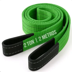 Cinta De Elevação Carga 2 Ton 2 Metros 60mm Certificada 7:1 Verde