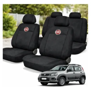 Kit Capas Mesmo Tecido Original Fiat Uno Way 2014