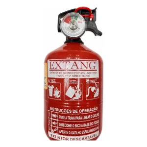 Extintor Extang Automotivo Abc 1kg Gordinho Bujão