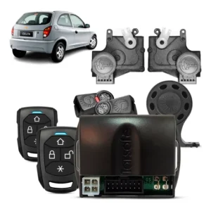 Alarme Taramps Tw20 G4 + Kit Trava Eletrica Celta 2p 06