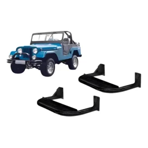 Estribo Chapa Jeep Willys 2,5 Preto
