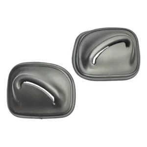Par De Capa Do Cinto Traseiro Vw Gol 2 Porta 373857850 Cor Preto