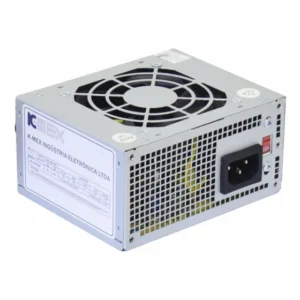 Fonte ATX 200W K-Mex PB-200CNF Prata Mini ITX Ventilador 8cm 2 SATA
