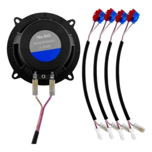Kit 4 Chicote Conector Universal Para Terminal Alto Falante