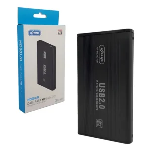 Case Para Hd Sata 2.5'' Usb 2.0 Externo Kp-hd001/b - Knup Preto