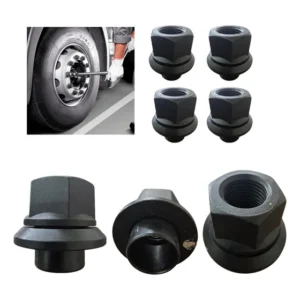 4 Porca Centralizadora 7/8 Chave 33 Dianteira Rosca Grossa