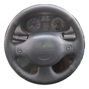 Capa De Volante Costurada Renault Clio 99+ Linha Preta
