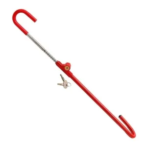 Trava Volante Pedal Antifurto Universal Vermelha