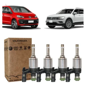 4 Bicos Injetores A1 A3 Q3 Jetta Tiguan Virtus 04e906036af