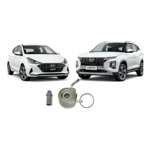 Radiador Trocador Óleo Motor Hb20 Creta 1.0 Turbo 2020a 2024