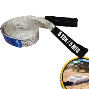 Cinta Reboque 5 Toneladas 5 Metros 4x4 Olhal Reforçado Costura Reforçada Brava Adventure