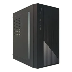 Gabinete Micro Atx Office S/ Fonte 2 Usb Audio Frontal Preto Preto