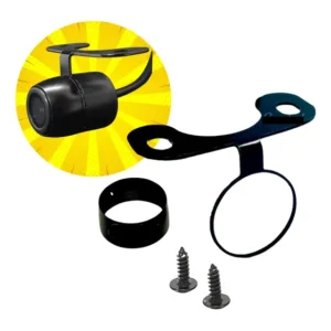 Suporte Borboleta Preto Para Câmera De Ré 18,5mm Sem Led