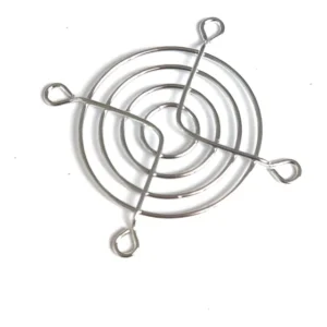 Grade Telinha De Proteção Ventoinha Cooler De 60mm Cromada Preto