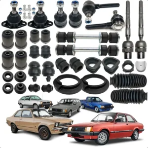 Kit Bucha Pivô Axial Calço Suspensão Direção Chevette Marajó