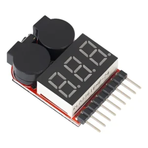 Testador Para Bateria De Lítio-ion Lipo Buzina E Voltímetro