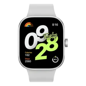 Smartwatch Xiaomi Redmi Watch 4 Versão Global Caixa Prateada Pulseira Prata Tela Amoled 1.97" Alumínio