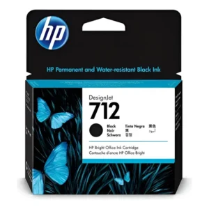 Cartucho Hp 712 Preto 80ml 3ed71a Original P/ Plotter Hp