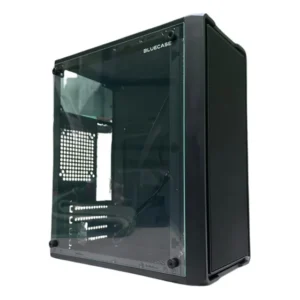 Gabinete Para Computador De Mesa Bluecase Zone Bg-065 2 Fan Preto