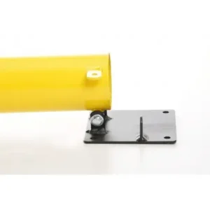 Poste Guarda Vaga Limitador Dobrável C/ Argola Al-248 Cor Amarelo
