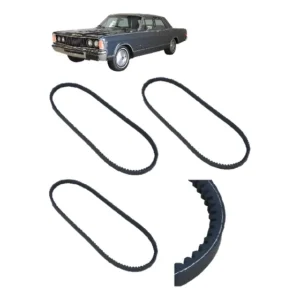 Correias Do Motor Landau Galaxie 302 V8 Hidr / Ar Cond / Alt