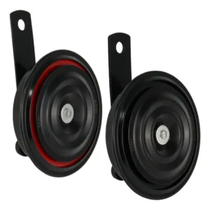 Par Buzina Paquerinha 12v Universal Bi-bi Automotiva Carro