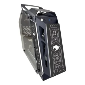 Gabinete Gamer Pixxo Lks06g Mid Tower Preto Preto
