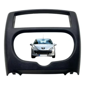 Moldura Acabamento Rádio Comando Ar Peugeot 207 9683131377 Preto