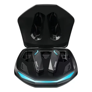 Fone Bluetooth Gamer Gm2 Lenovo Thinkplus Live Pods Pro Tws Cor Preto Luz Azul