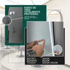 Espelho Oval De Chão Lopazzi Corpo Inteiro Grande Moderno Com Luz 3000k E 6500k Do 170cm X 70cm Com 3cm De Diâmetro Energia Elétrica Quadro Dourado - Imagem 2