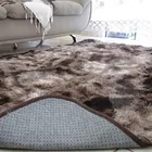 Tapete Sala Quarto Luxo 2,0x2,5 Antiderrapante Peludo Bege Costa Oro - Imagem 2
