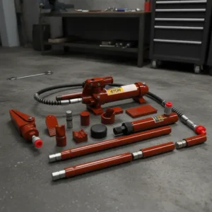 Esticador Hidráulico C/ Bico De Pato 4 Ton Completo 17 Peças