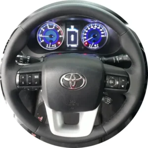 Capa De Volante Costurada Hilux 2017 A 2020 Sintetico Liso