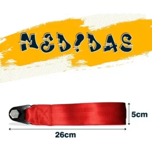 Tow Strap Cinta Fita Reboque Para Choque Dianteiro Universal Cor Verde