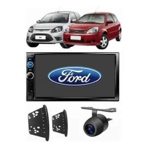 Central Multimidia Ford Ka 2008 A 2013 (com Camera De Re) Preto