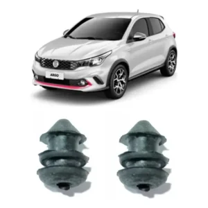 Borracha Do Batente Porta-luva Uno/argo/strada 02 Peças