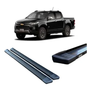 Estribo S-10 2012 A 2025 Cabine Dupla Alumínio Preto Preto