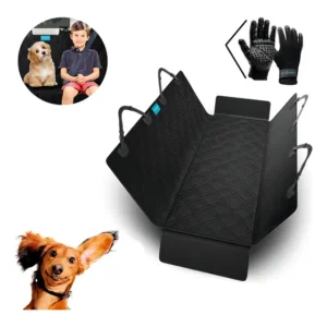 Capa Pet Impermeável Duke & Dixie Carro Preto Poliéster 137x51cm